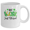 Not Lucky Just Blessed With Horseshoe St Patrick Day Mug | siriusteestore