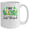 Not Lucky Just Blessed With Horseshoe St Patrick Day Mug | siriusteestore