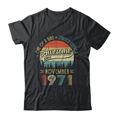 November 1971 Vintage 50 Years Old Retro 50th Birthday Gift Shirt & Hoodie | siriusteestore