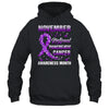 November Purple Ribbon Pancreatic Cancer Awareness Month Shirt & Hoodie | siriusteestore
