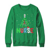 Nurse Christmas Tree Stethoscope RN LPN Nursing Xmas Shirt & Sweatshirt | siriusteestore