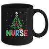 Nurse Christmas Tree Stethoscope RN LPN Nursing Xmas Mug | siriusteestore