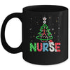 Nurse Christmas Tree Stethoscope RN LPN Nursing Xmas Mug | siriusteestore