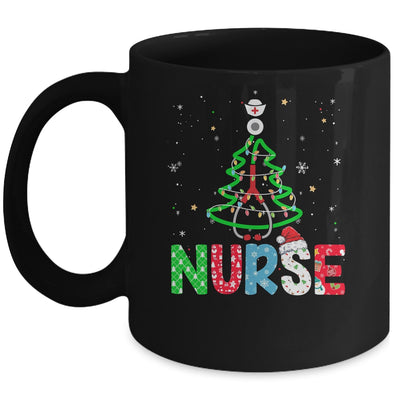 Nurse Christmas Tree Stethoscope RN LPN Nursing Xmas Mug | siriusteestore