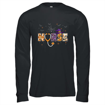 Nurse Halloween Gift With Pumpkin Boo Spider Witch Hat Shirt & Hoodie | siriusteestore