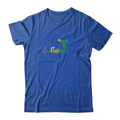 Nurse LGBTQ Gay Pride Rainbow Flag Registered Nursing Shirt & Tank Top | Siriustee.com