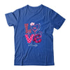 Nurse Life RN LPN CNA Healthcare Cheetah Heart Leopard Funny Shirt & Tank Top | siriusteestore