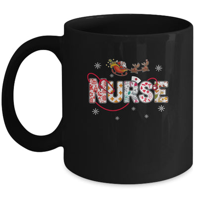 Nurse Stethoscope Christmas Tree Nursing Gift Mug | siriusteestore