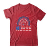 Nurse Stethoscope Rainbow Memorial Day 4th Of July Nursing Shirt & Tank Top | siriusteestore