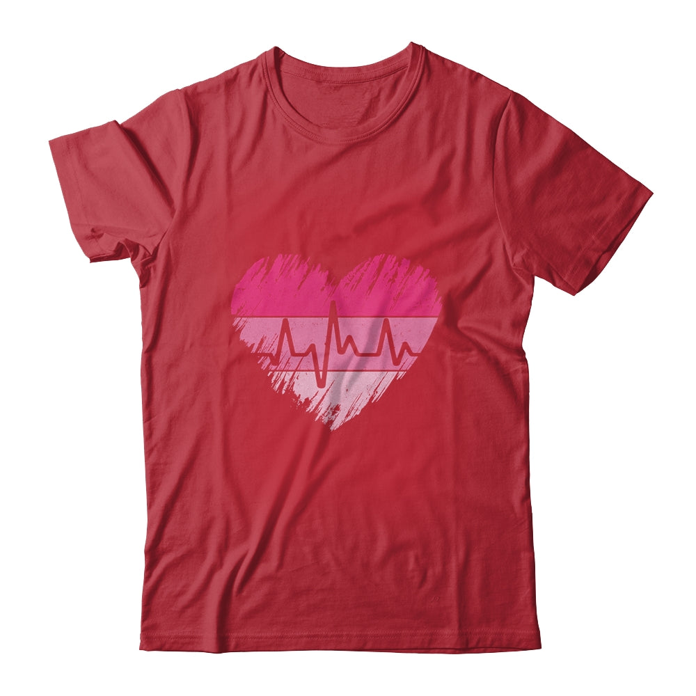 Nurse Valentines Day Heart Stethoscope Love Nursing Shirt & Tank Top Shirt & Tank Top | siriusteestore