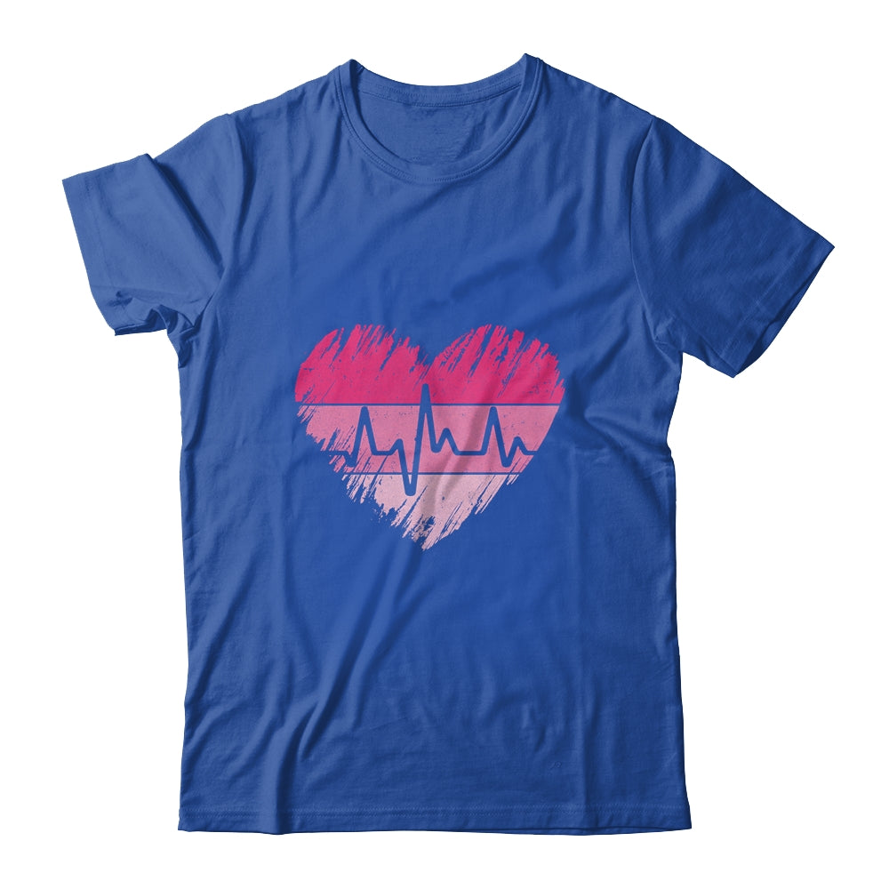 Nurse Valentines Day Heart Stethoscope Love Nursing Shirt & Tank Top Shirt & Tank Top | siriusteestore