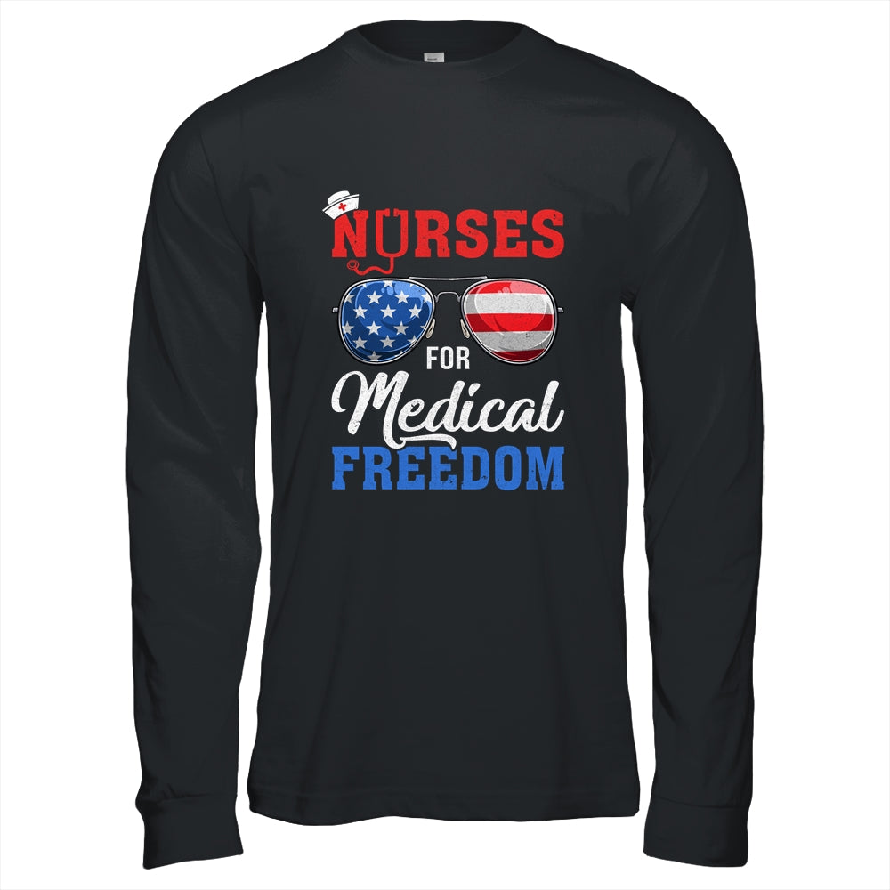 Nurses For Medical Freedom American Flag Shirt & Hoodie | siriusteestore