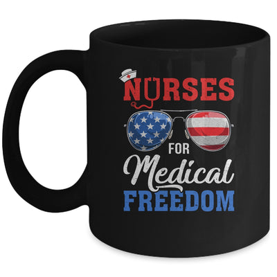 Nurses For Medical Freedom American Flag Mug | siriusteestore