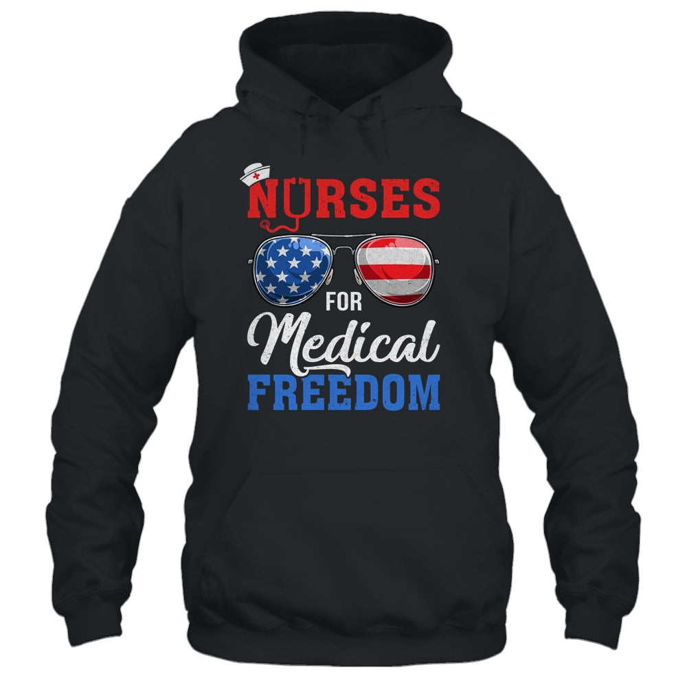 Nurses For Medical Freedom American Flag Shirt & Hoodie | siriusteestore