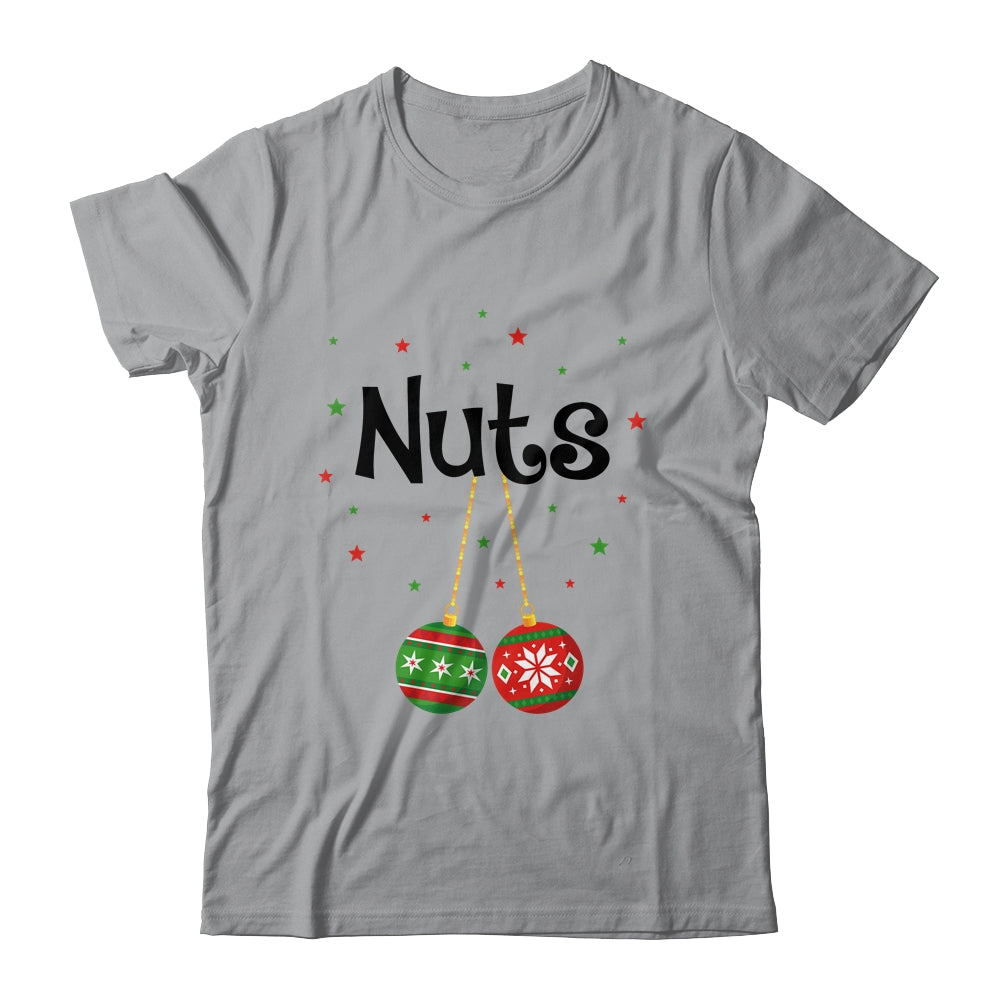 Nuts Chestnuts Couple Costume Christmas Ornament Shirt & Sweatshirt | siriusteestore