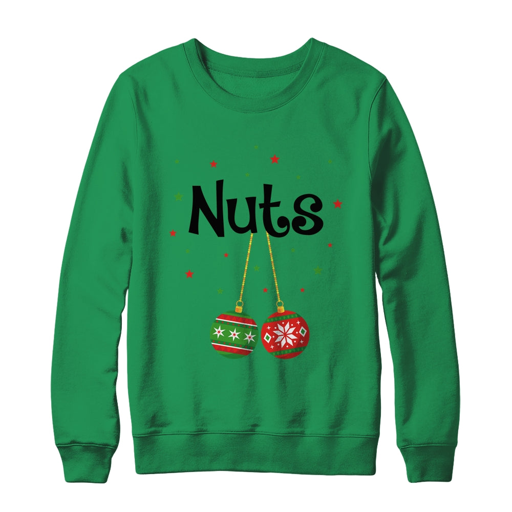 Nuts Chestnuts Couple Costume Christmas Ornament Shirt & Sweatshirt | siriusteestore