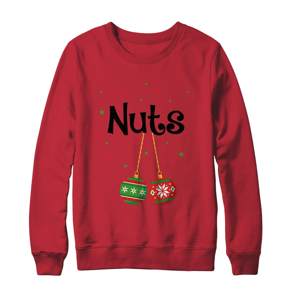 Nuts Chestnuts Couple Costume Christmas Ornament Shirt & Sweatshirt | siriusteestore