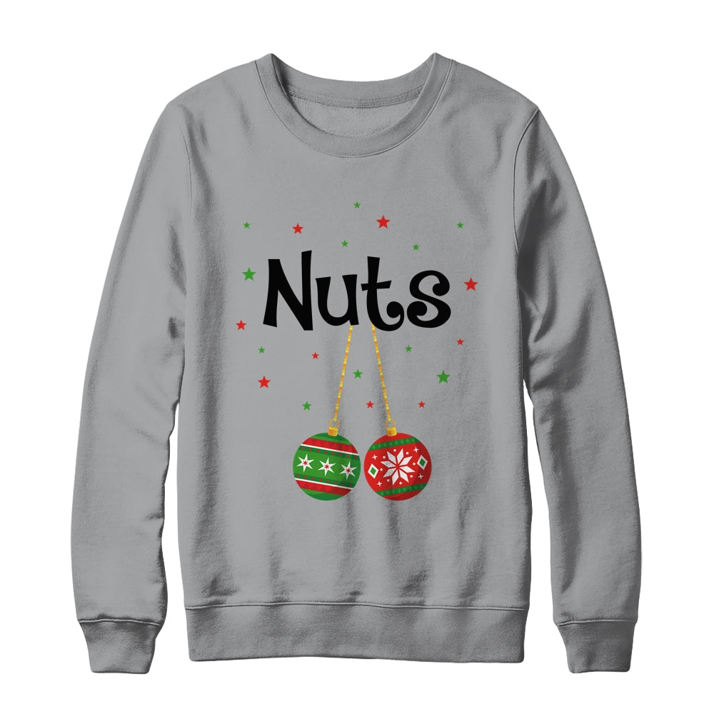 Nuts Chestnuts Couple Costume Christmas Ornament Shirt & Sweatshirt | siriusteestore