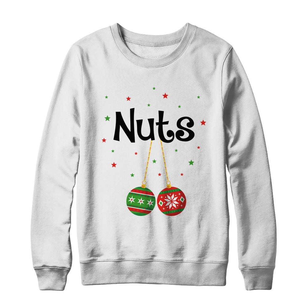 Nuts Chestnuts Couple Costume Christmas Ornament Shirt & Sweatshirt | siriusteestore