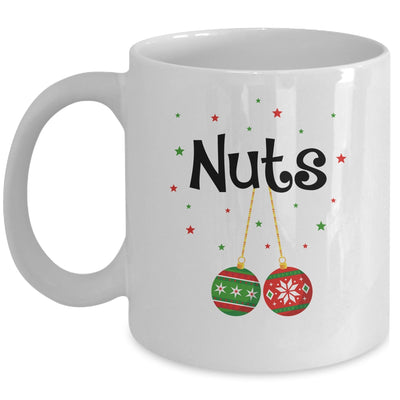 Nuts Chestnuts Couple Costume Christmas Ornament Mug | siriusteestore
