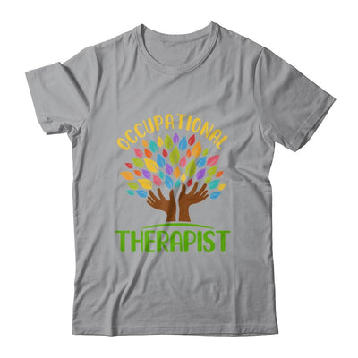 Occupational Therapist Special Needs Rainbow Tree Shirt & Tank Top | Siriustee.com