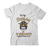 October Birthday Girl Queen Messy Bun Its My Birthday Leopard Shirt & Tank Top | siriusteestore