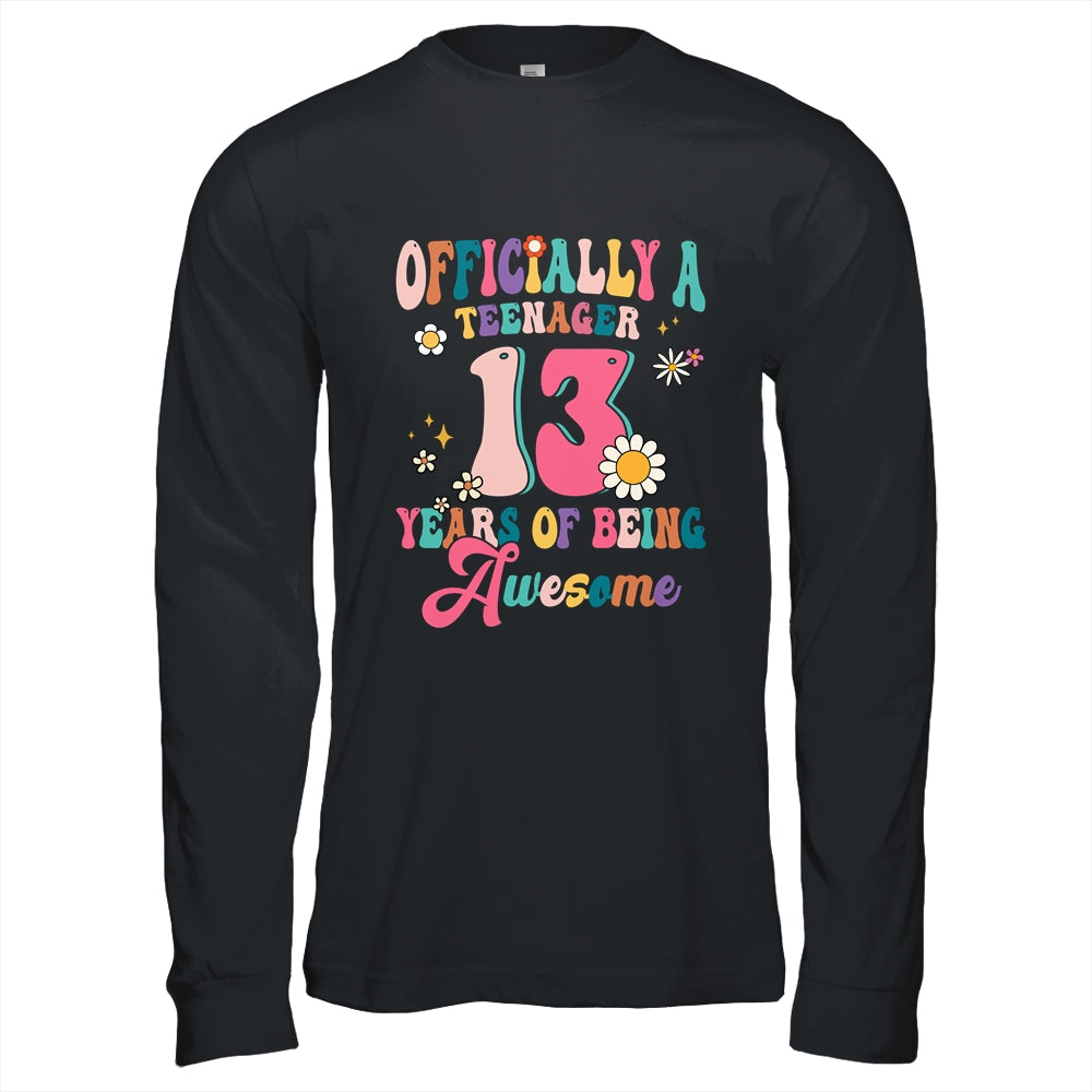Officially Teenager 13 Years Of Being Awesome 13th Birthday Shirt & Hoodie | siriusteestore
