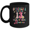 Officially Teenager 13 Years Of Being Awesome 13th Birthday Mug | siriusteestore