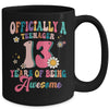Officially Teenager 13 Years Of Being Awesome 13th Birthday Mug | siriusteestore