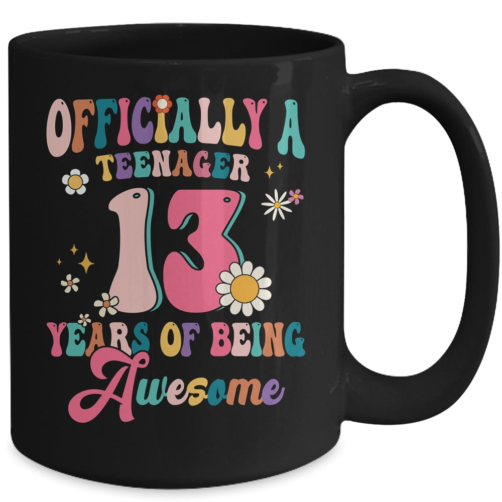 Officially Teenager 13 Years Of Being Awesome 13th Birthday Mug | siriusteestore