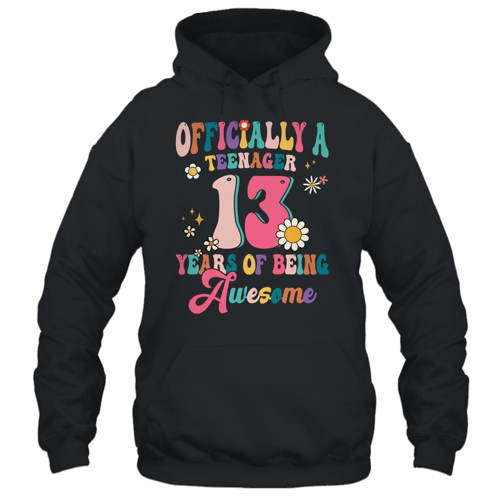 Officially Teenager 13 Years Of Being Awesome 13th Birthday Shirt & Hoodie | siriusteestore