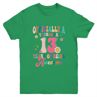 Officially Teenager 13 Years Of Being Awesome 13th Birthday Youth Shirt | siriusteestore