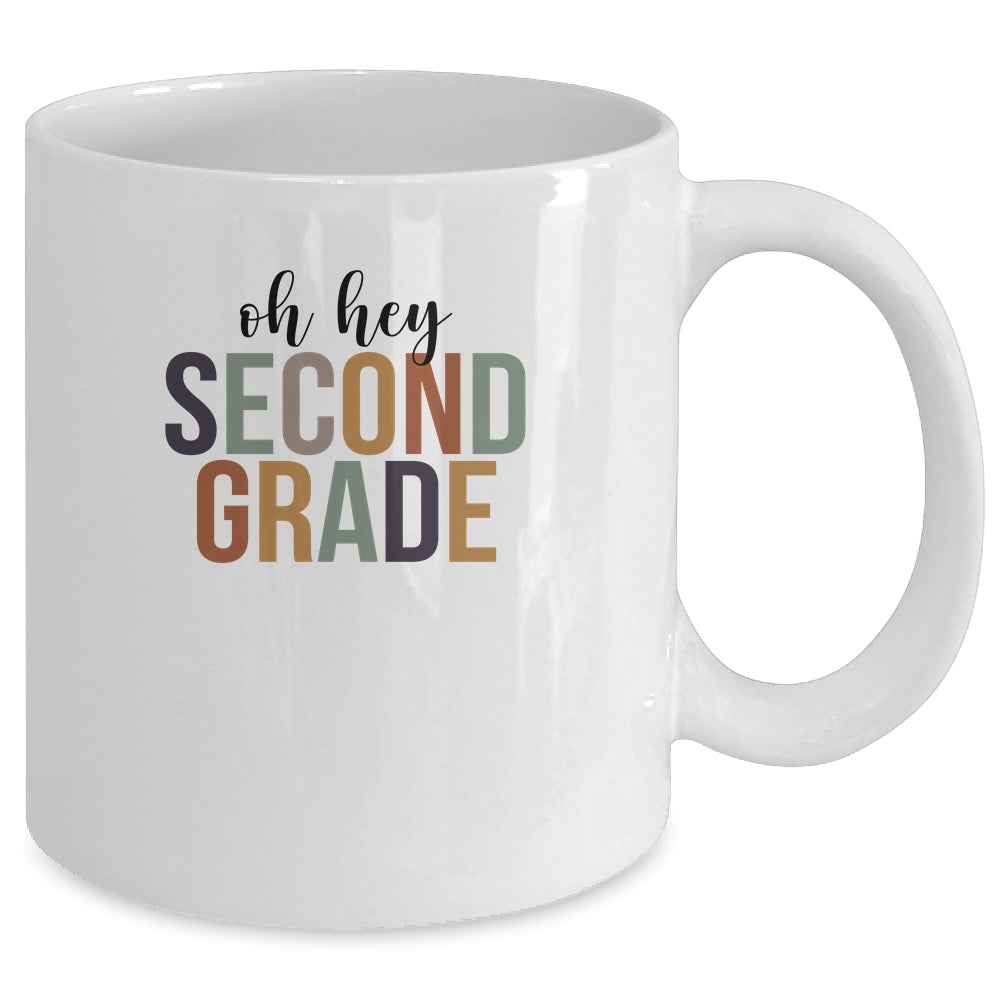 Oh Hey 2nd Second Grade Back To School For Student Mug | siriusteestore