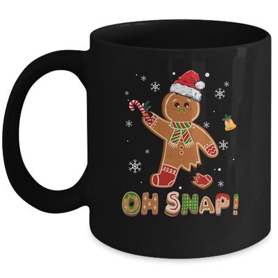 Oh Snap Gingerbread Funny Christmas Xmas Boy Girl Kids Mug | siriusteestore
