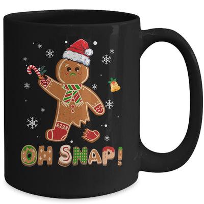 Oh Snap Gingerbread Funny Christmas Xmas Boy Girl Kids Mug | siriusteestore