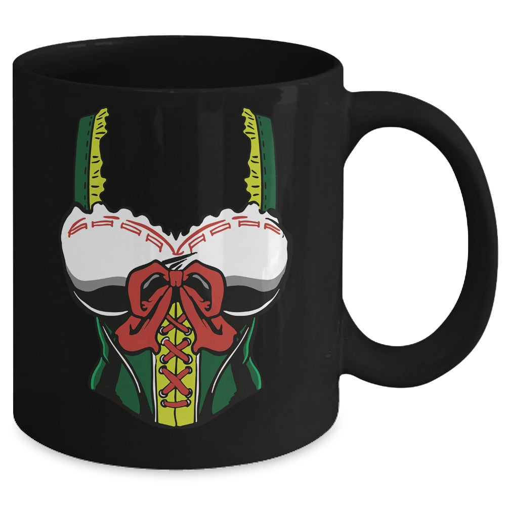 Oktoberfest Costume Women Bavarian Funny Lazy Corset Mug | siriusteestore