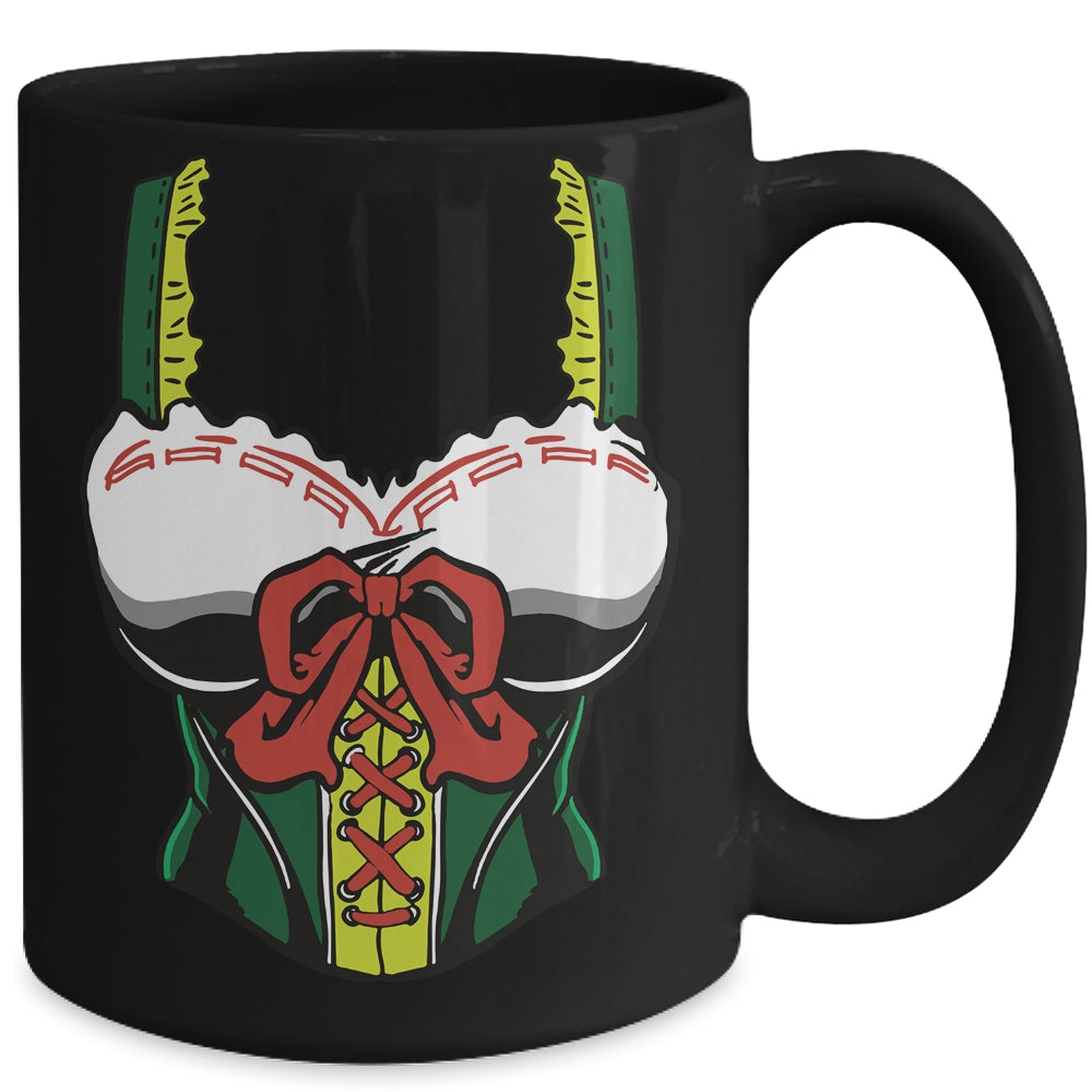 Oktoberfest Costume Women Bavarian Funny Lazy Corset Mug | siriusteestore