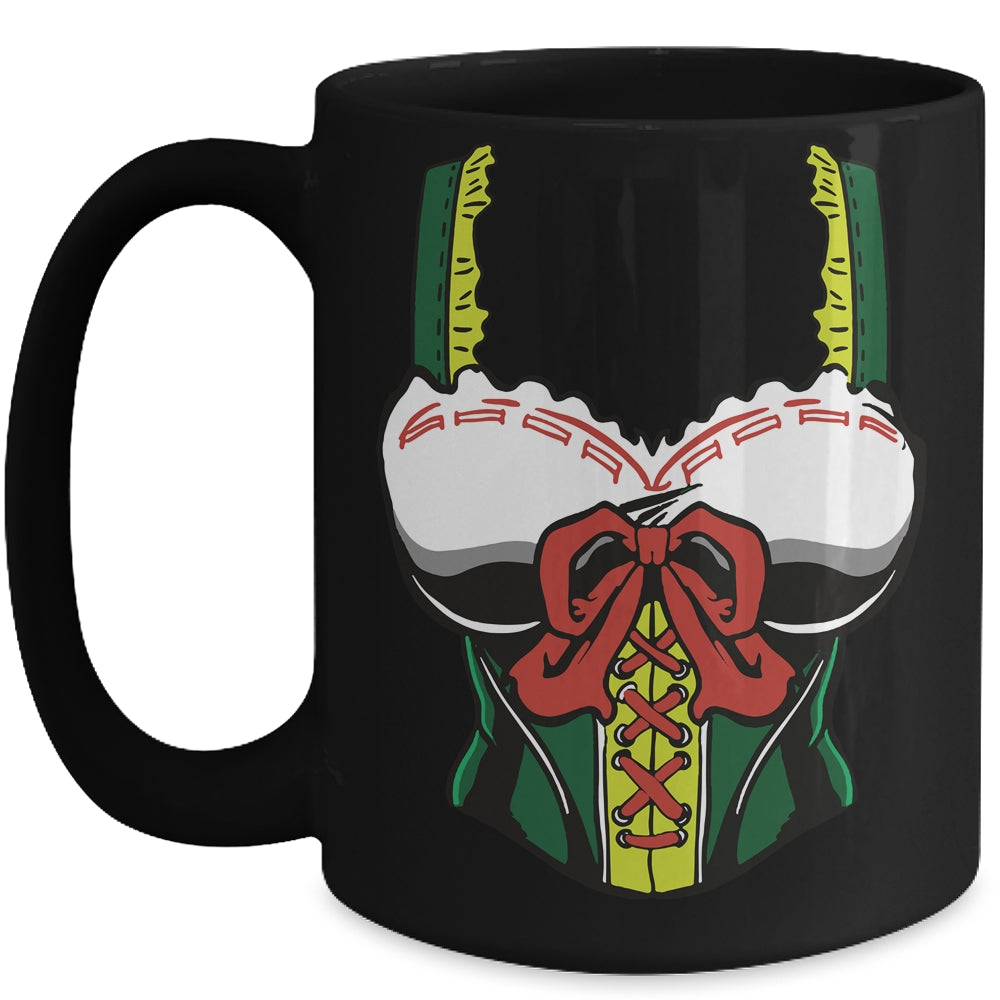 Oktoberfest Costume Women Bavarian Funny Lazy Corset Mug | siriusteestore