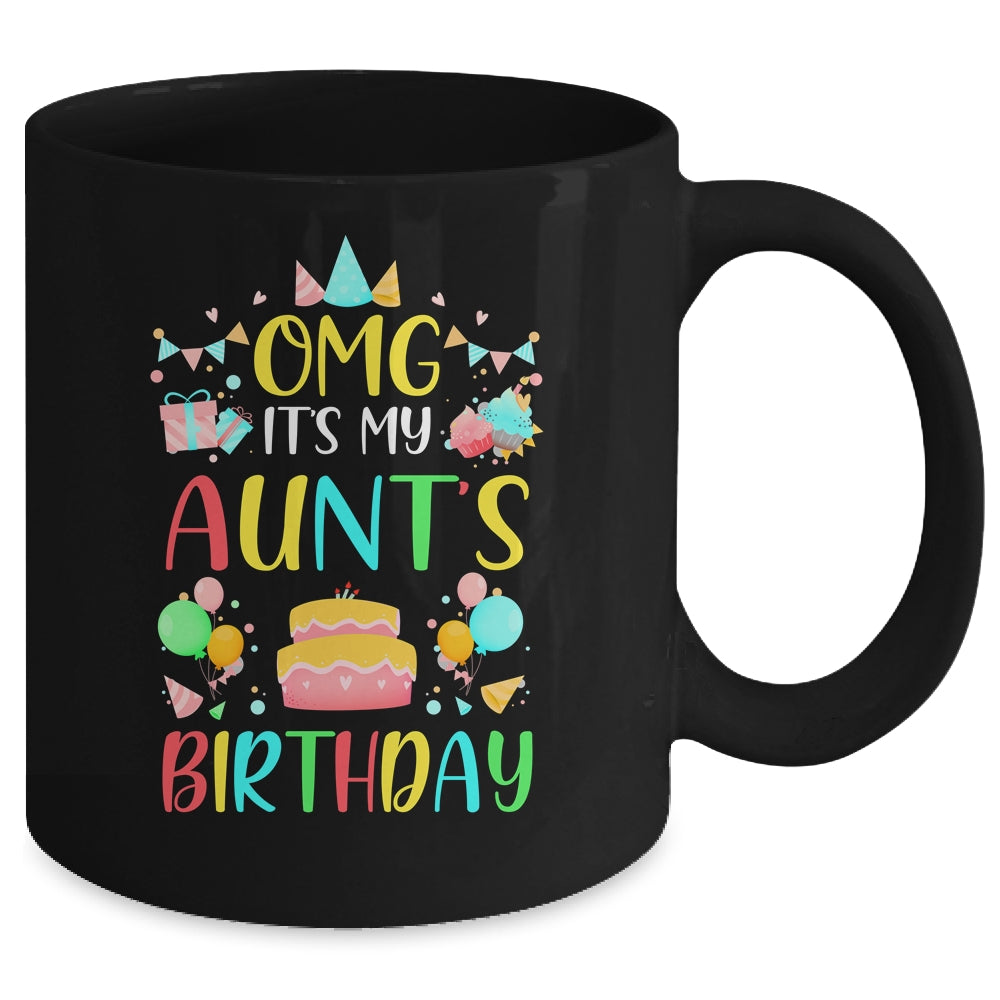 Omg It's My Aunt's Birthday Party Family Mug | siriusteestore
