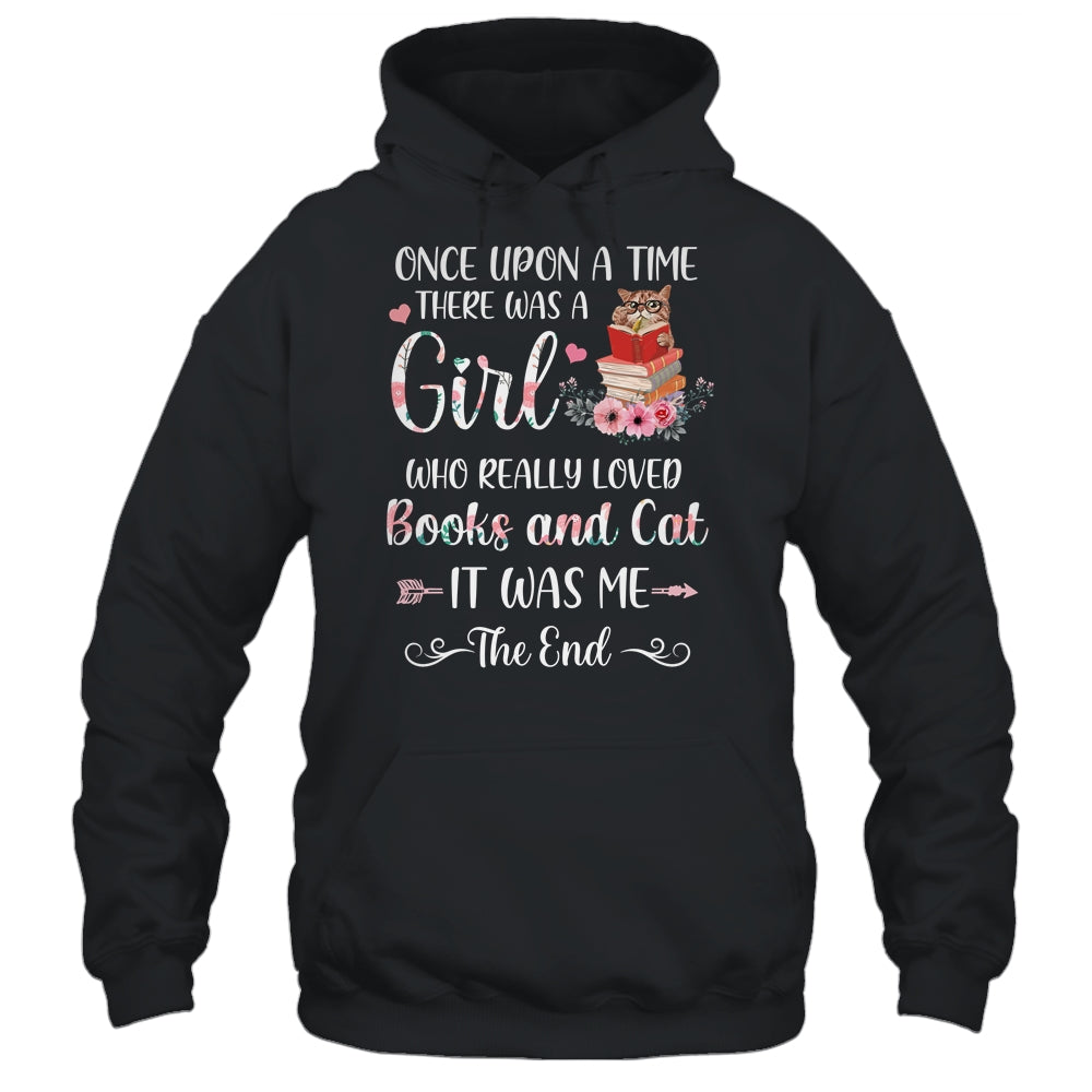 Once upon a time there was a girl who loved cats and books Shirt & Tank Top | siriusteestore