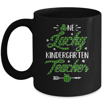 One Lucky Kindergarten Teacher St Patricks Day Irish Gift Mug | siriusteestore