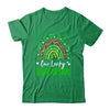 One Lucky Librarian Rainbow St Patricks Day Shamrock Shirt & Hoodie | siriusteestore