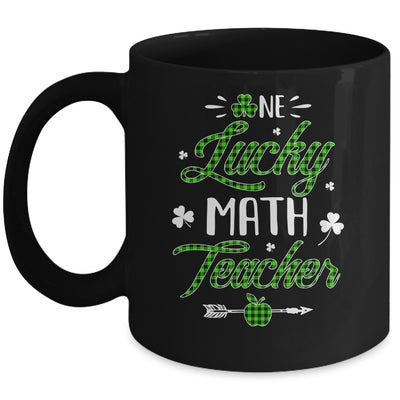 One Lucky Math Teacher St Patricks Day Irish Gift Mug | siriusteestore