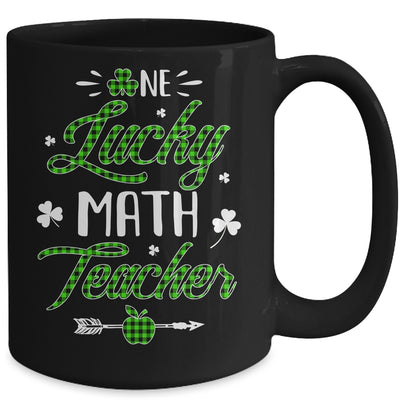 One Lucky Math Teacher St Patricks Day Irish Gift Mug | siriusteestore