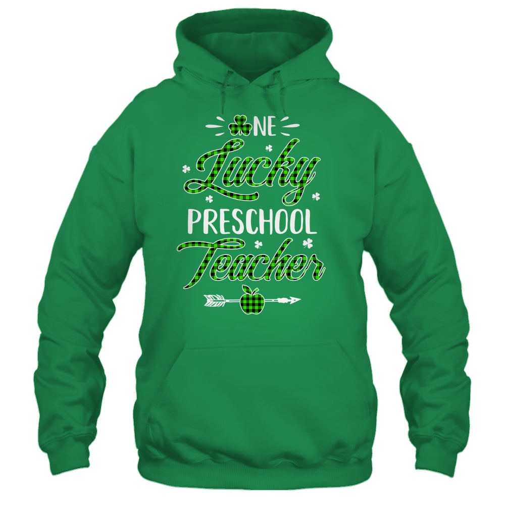 One Lucky Preschool Teacher St Patricks Day Irish Gift Shirt & Hoodie | siriusteestore