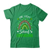 One Lucky School Librarian Rainbow St Patricks Day Shirt & Hoodie | siriusteestore