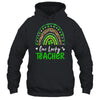 One Lucky Teacher Rainbow St Patricks Day Shamrock Shirt & Hoodie | siriusteestore