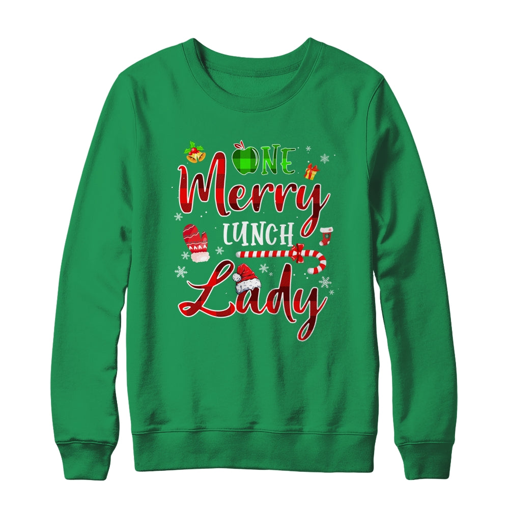 One Merry Lunch Lady Christmas Funny Xmas Shirt & Sweatshirt | siriusteestore