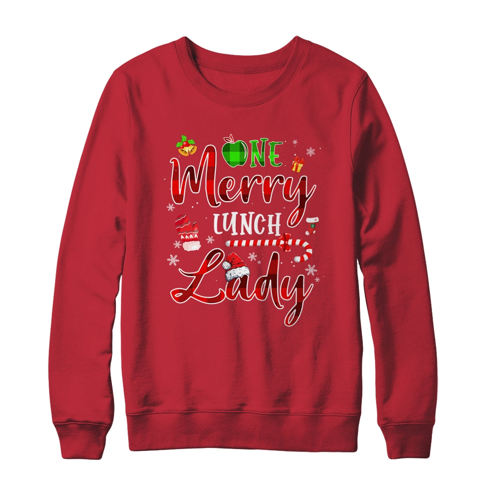 One Merry Lunch Lady Christmas Funny Xmas Shirt & Sweatshirt | siriusteestore