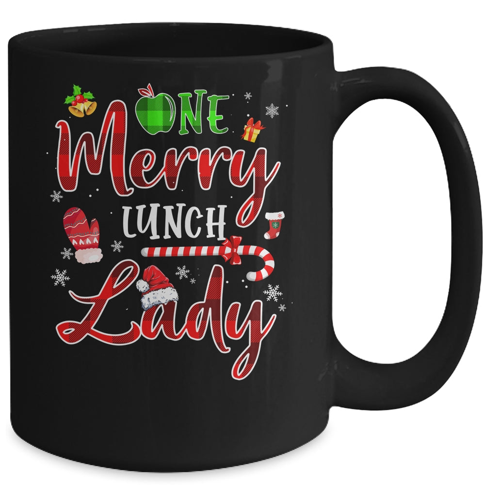 One Merry Lunch Lady Christmas Funny Xmas Mug | siriusteestore